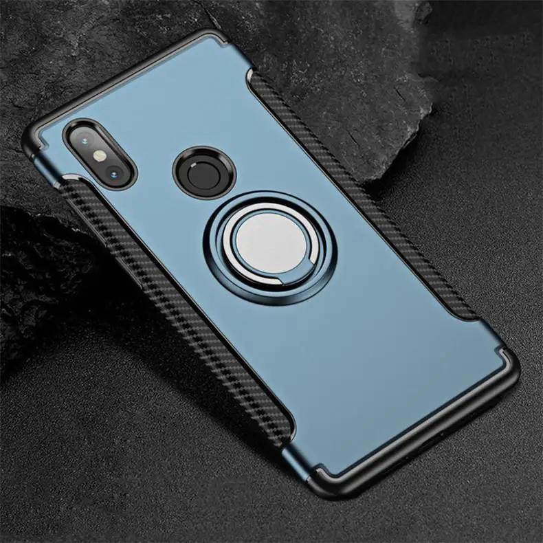 pouch phone Finger Ring 360 Full Protect Case For Xiaomi Mi Mix 2S Mix 2 / For Xiaomi Mi Note 3 Max 3 A1 A2 Cover Case For Xiaomi Mi 6 Mi8 phone pouch case Cases & Covers