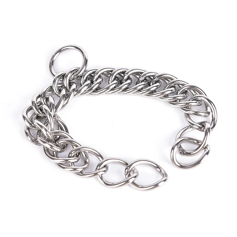 1pc stainless steel double link curb chain for pet horse bitsin