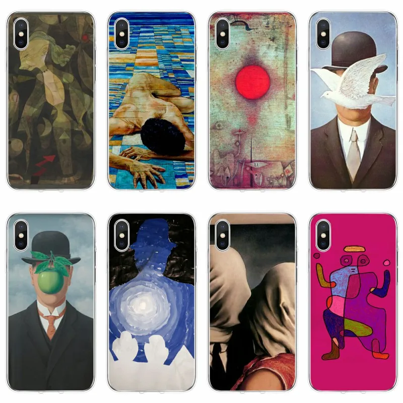 Чехол для телефона Rene Magritte Paul Klee мягкий силиконовый чехол 2018 дюйма из ТПУ iPhone 5 5C 5S