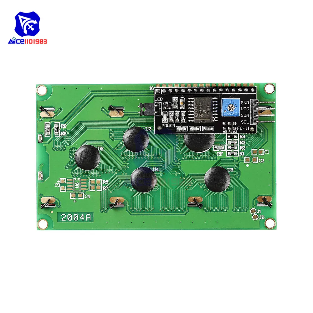 ЖК модуль diymore 2004 последовательный IIC I2C TWI 20x4 экран для Arduino Uno Mega2560|module i2c|module lcdmodule