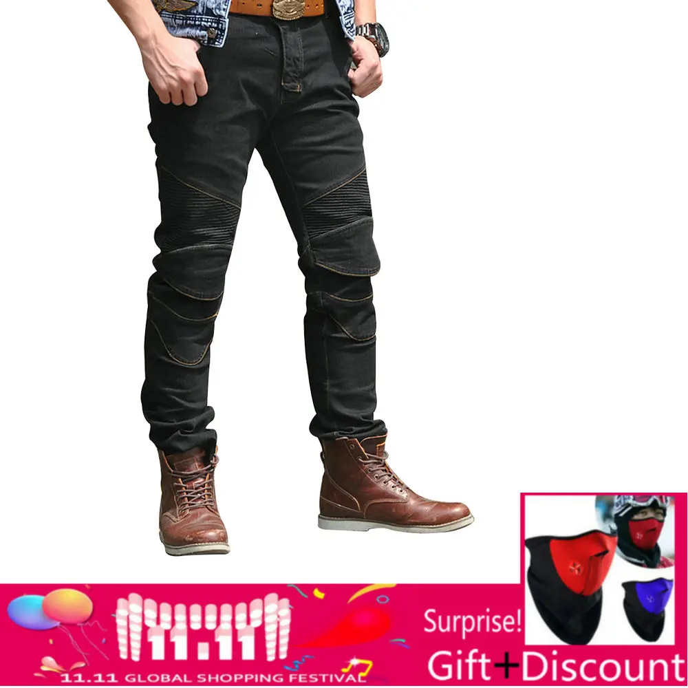 

NEW Motorcycle Pants Men Moto Jeans Protective Gear Riding Touring Motorbike Trousers Pants Motocross Pantalon Moto Pants