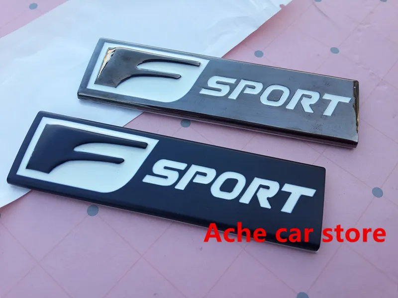 High quality 3D Metal F Sport Fsport sticker rear trunk badge emblem