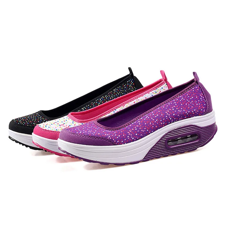 Women Outdoor Sneakers Mesh Casual running shoes Sports Shoes Thick-Soled Air Cushion Shoes Sneakers  #2S05 (20)