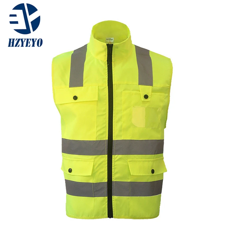 

HZYEYO Motorcycle Warning Safety Vest Running Cycling Waistcoat Reflective Safety Vest & High Visibility Clothing ,D-9911