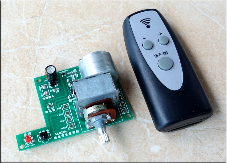 AC/DC 9V Infrared Remote Control Volume Control Board ALPS
