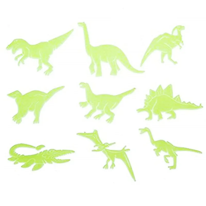 9 шт./один набор Светящиеся в темноте динозавров детские игрушки для детей наклейки потолок наклейка для ребенка дома украшения для