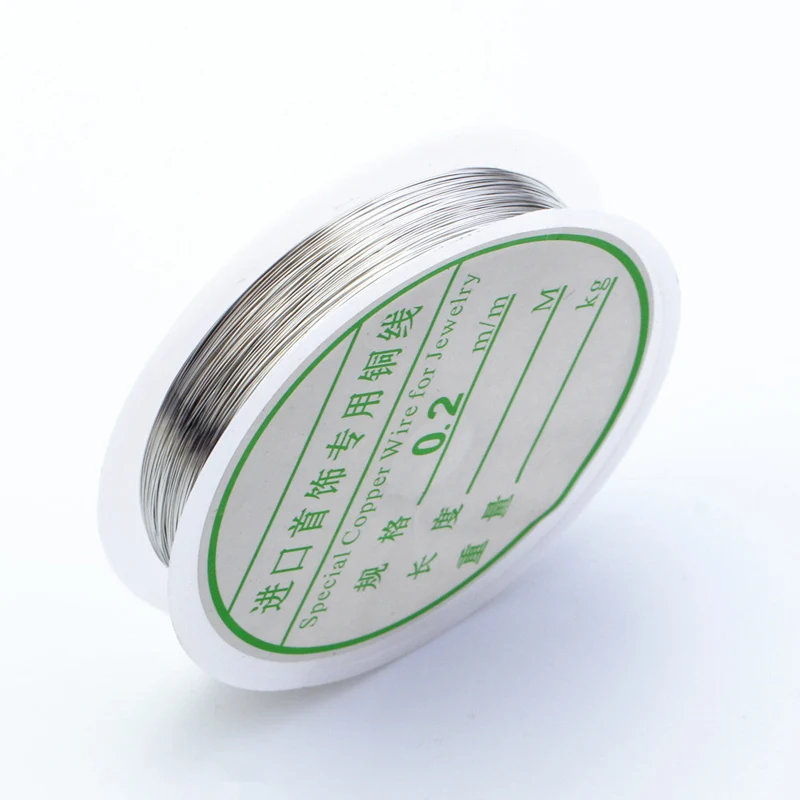 Fil De Cuivre Or/or Rose/argent Pour La Fabrication De Bijoux, Fil De Perles Coloré, Artisanat En Métal, Accessoires De Bijoux Faits à La Main, 30 à 500M, DIY