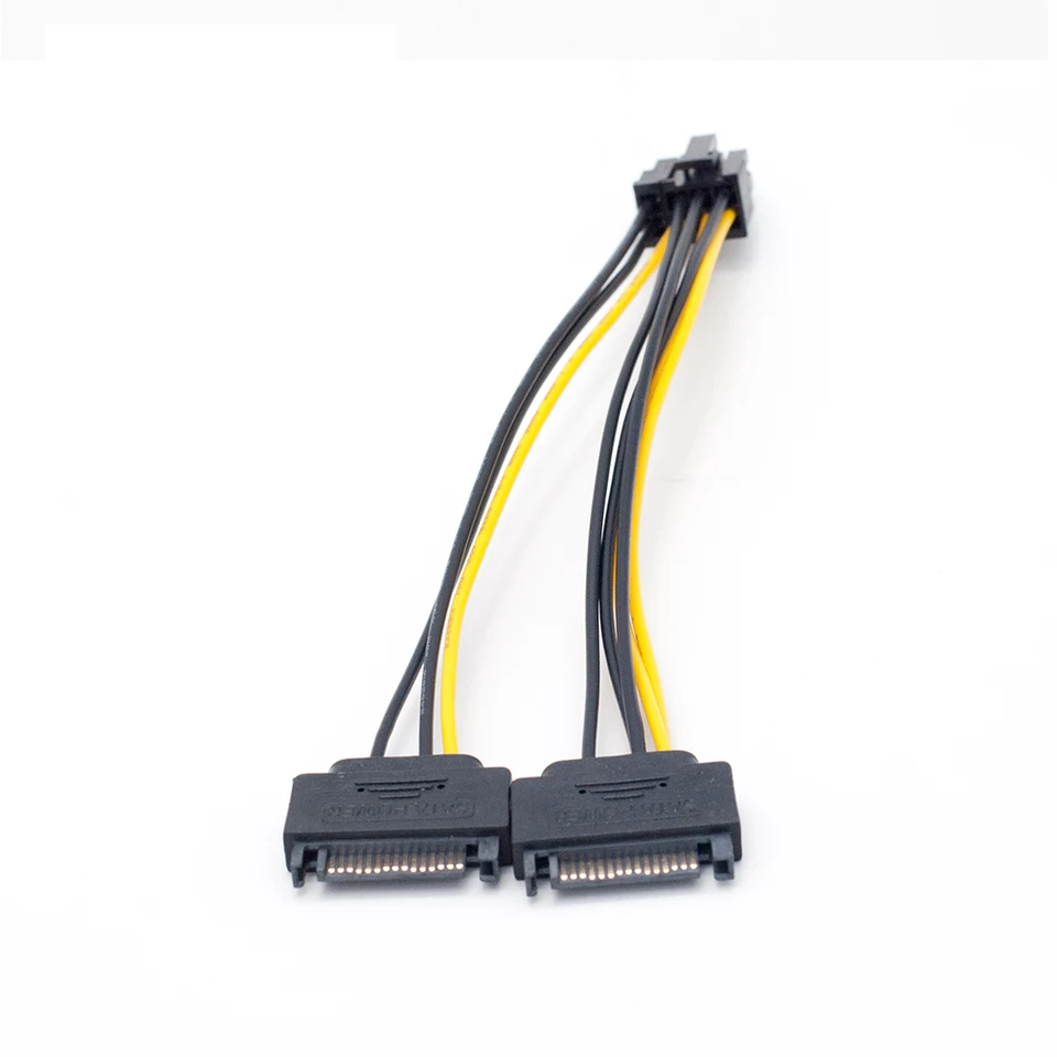 Adattatore Scheda Grafica Adattatore Alimentazione PCIe Da 8 Pin A 2x Molex 4 Pin - Cavo 15 Cm Per Schede Video Adattatore PCIe - Foto 7