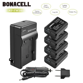 

bonacell for Sony Alpha Li-ion Battery Charger Pack NP-FW50 FW 50 A6500 A6300 A6000 A7r A5000 7R A7R A7R II A7S A7S II A7