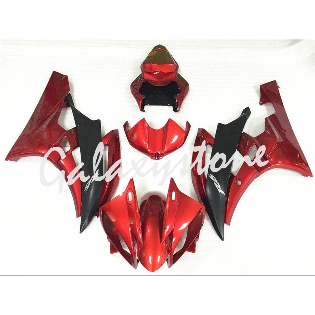 

Fits for Yamaha YZF-600 R6 2006-2007 ABS Injection Fairing Bodywork Set Red&Black