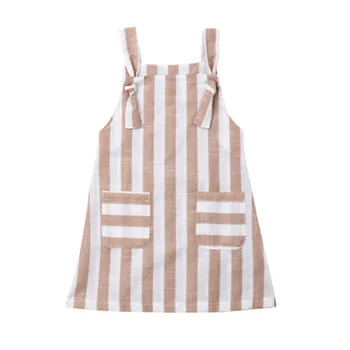 

Summer Children Dress Summer Sleeveless Casual Dress For Girls Cute Kids Baby Girls Princess Party Pocket Tutu Dresses Sundress