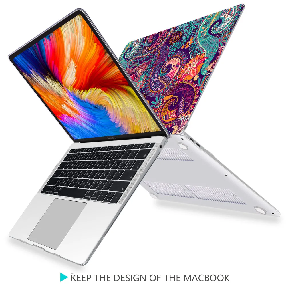 Redlai Colors Crystal Clear Laptop Case For Macbook Pro 13.3 15.4 Retina 2018 Air 13 inch 2016 New For Macbook Pro 13 Touch bar Redlai Colors Crystal Clear Laptop Case For Macbook Pro 13.3 15.4 Retina 2018 Air 13 inch 2016 New For Macbook Pro 13 Touch bar