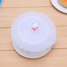 Мультфильм силиконовая чашка уплотнение крышки чаша крышка Новые поступления прозрачная изоляция экологичный Анти-пыль чай уплотнительная крышка