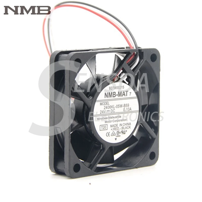 2406KL-05W-B59 NMB Cooling Fan 60x60x15mm DC 24V 0.13A New Good Quality