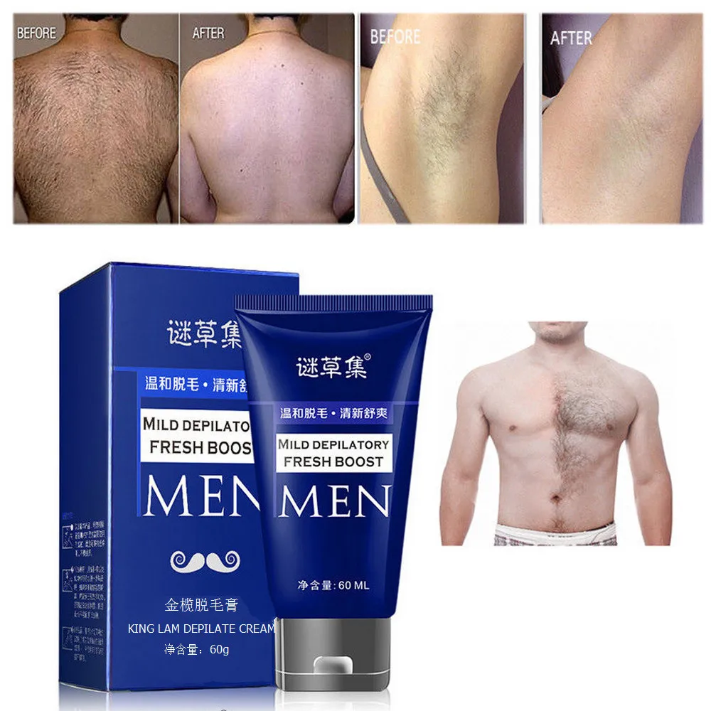 

Man's Permanent Body Hair Removal Cream Hand Leg Hair Loss Depilatory Cream Whitening Intimate Unisex Clear Whitening Cream