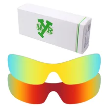 2 шт. Mryok поляризованные Сменные линзы против царапин для солнцезащитных очков-солнцезащитных очков оакли антикс линзы огненный красный и 24K золото