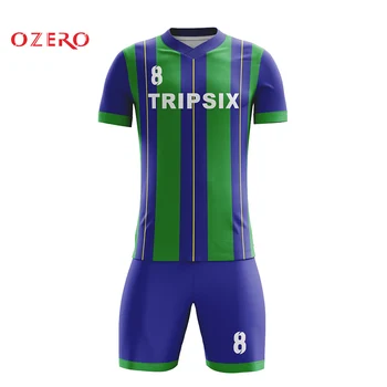 

thai quality custom home anti-shrink soccer training jersey