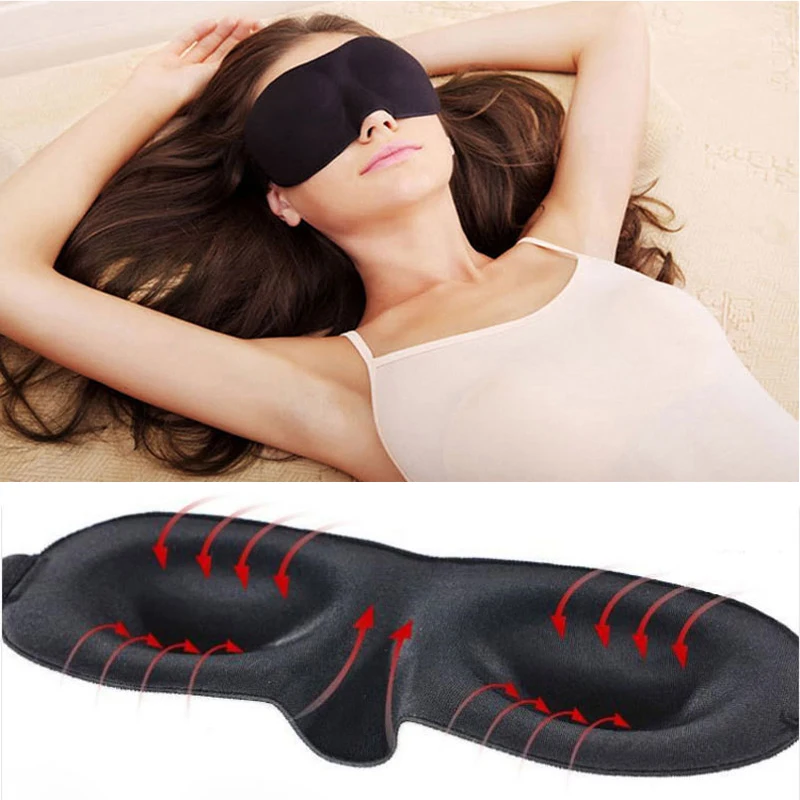 3D ночная маска для лица на основе натуральных на глаза для сна маска-козырек для глаз оттенок покрытия наклейки для глаз: Портативный повязка дорожная защита для глаз для снятия признаков усталости с глаз