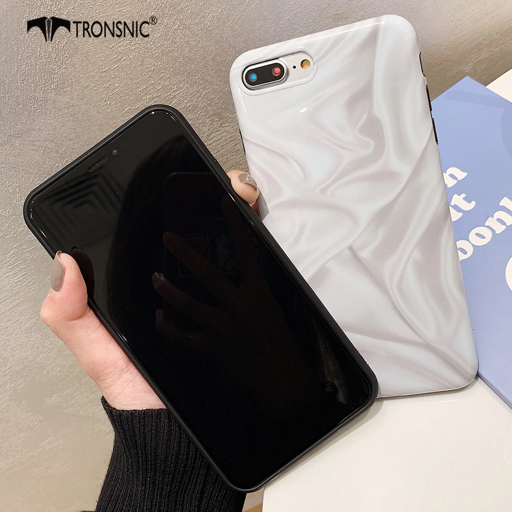 Чехол для телефона TRONSNIC Marble Green iPhone X XS MAX XR матовый мягкий модный чехол 6s 6 7 8 Plus