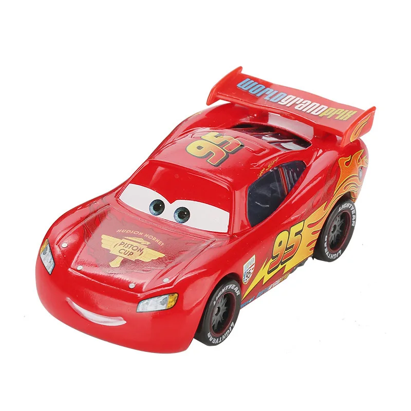 Disney Pixar Cars 2 3 saetta McQueen Jackson Storm Doc hvac Mater 1:55 pressofuso in lega di metallo modello di auto regalo di compleanno giocattoli per ragazzi