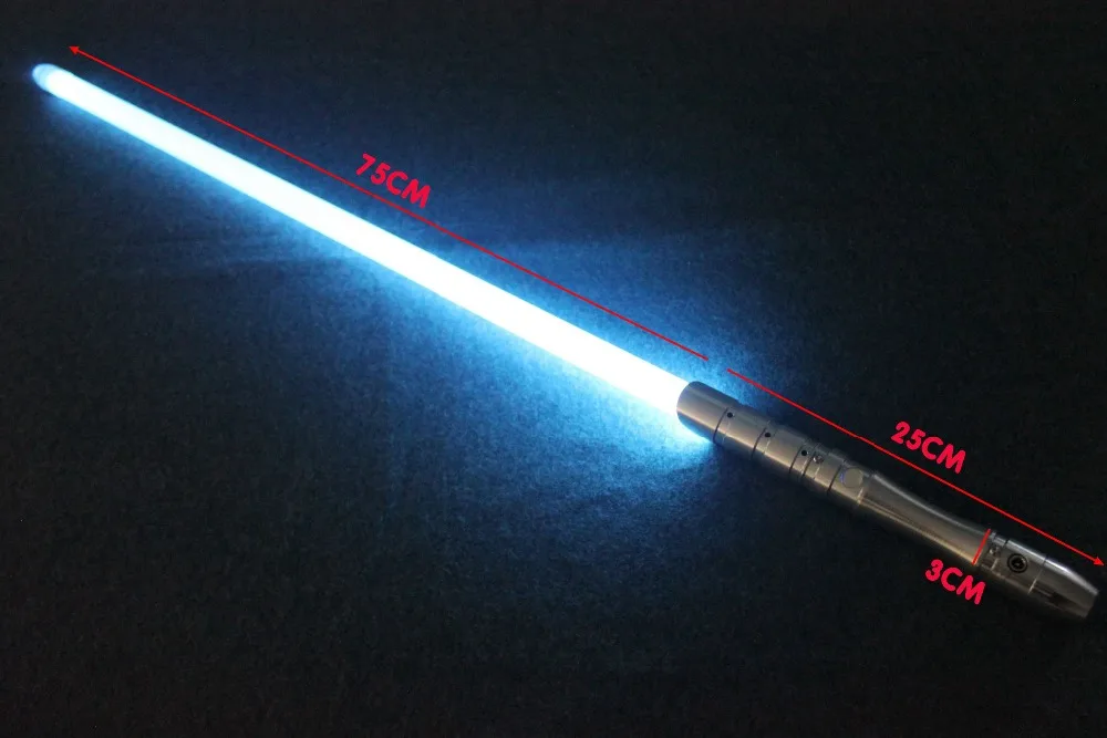 2018 New 1 Pcs Cosplay Lightsaber With Light Sound Led Red Green Blue Saber Laser Metal Sword Toys Birthday Star Kids Gifts Game (1)