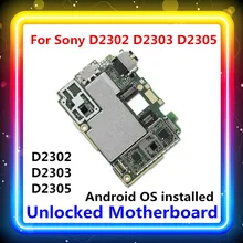 Разблокирован для sony Xperia M2 D2302 D2303 D2305 материнская плата с чипами Android обновленная материнская плата, логическая плата