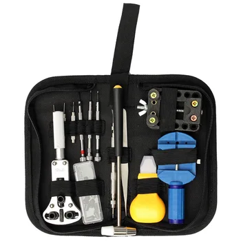 

Hoomall 14 In 1 Clock Repair Tool Kit Watch Repair Tool Remover Opener Link Spring Bar Remover Screwdriver Tweezer Watch Tools