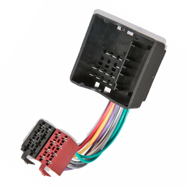 car stereo iso radio wiring harness headunit connector loom wiring car stereo iso radio wiring harness headunit connector loom wiring wire cable adapter for ford fusion c max s max transit kuga