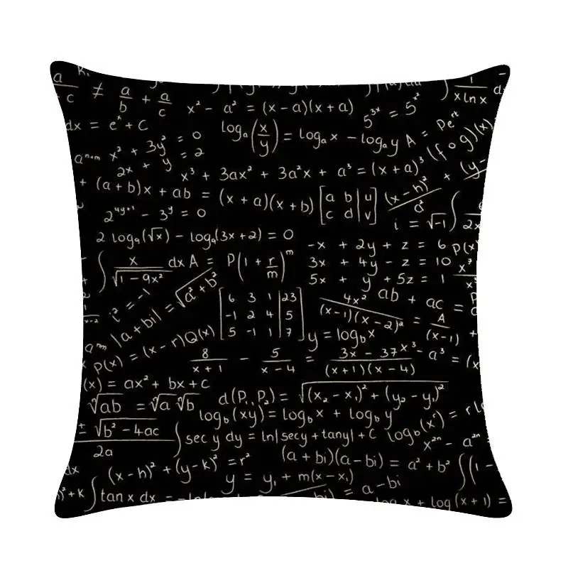 Свадебный подарок, индивидуальная математическая химия, формула для домашнего дивана, декоративная наволочка, чехол для подушки, ZY1070