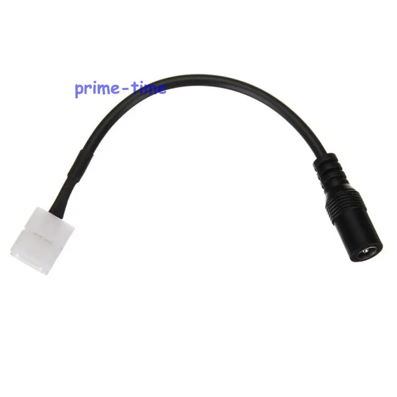 

10pcs 8mm 2pin Female DC Adapter LED Strip Connector Cable For SMD 3528 3014 2835 Single Color led Strip No Need Soldering