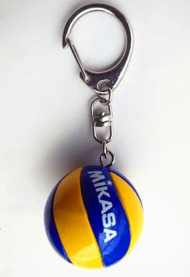 Спортивный пляжный волейбол пвх 3,7 см брелок для ключей подарки на день рождения пять стилей - Цвет: color5
