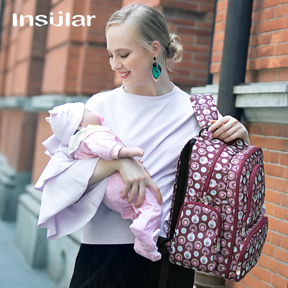 

New 1 Pcs Baby Diaper for Mama Large Capacity Maternity Bag Backpack Baby Care for Baby Carriage Waterproof Storage