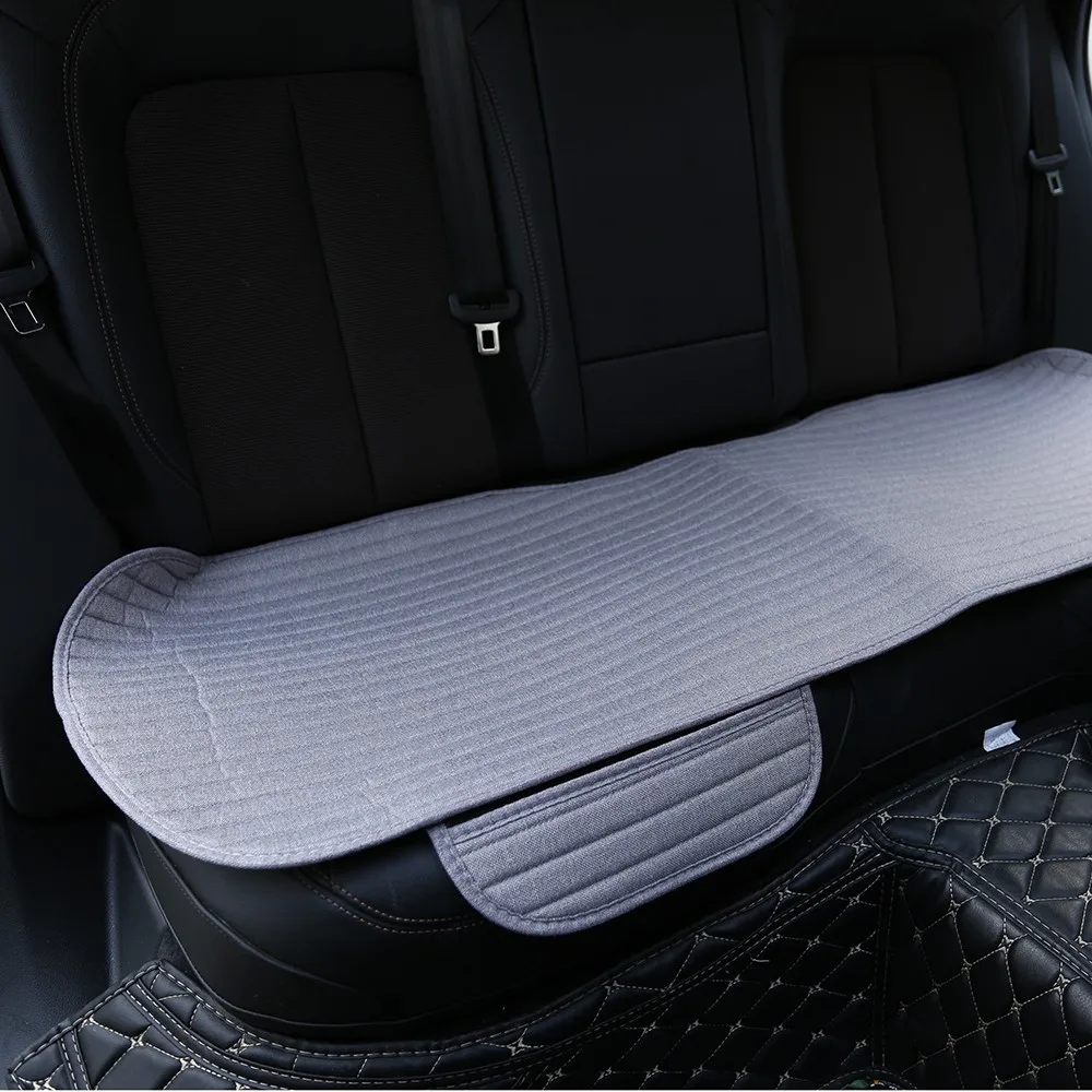 

1PCS Car Seat Covers Linen Seat Cushion Warm Breathable Healthy Protect 4 Season Flax Anti-slip Pad With Package Car Accessories