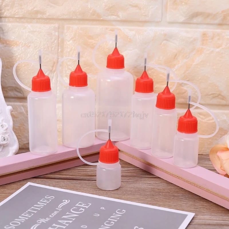3 مللي-50 مللي إبرة تلميح LDPE فارغة ضغط عصير بالقطارة ملء العين زجاجة سوائل F22 19 دروبشيب