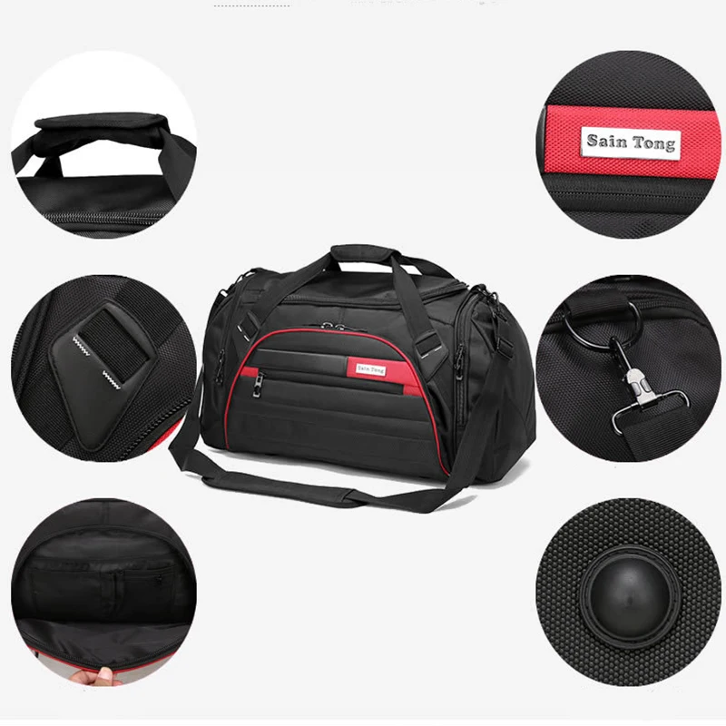 Bucbon 45L Large multi-function Sports Tote Shoulder Fitness Gym Bag Men Women Waterproof Oxford Outdoor Travel Sport Bag HAB092 Bucbon 45L Large multi-function Sports Tote Shoulder Fitness Gym Bag Men Women Waterproof Oxford Outdoor Travel Sport Bag HAB092