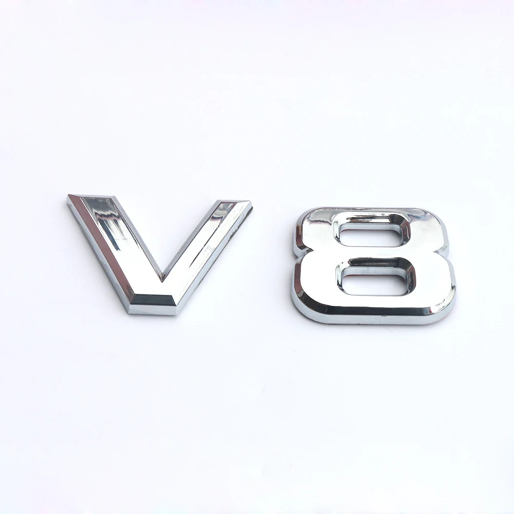 2sets For Nissan Patrol Y62 2011-2017 Displacement 3D /" V8 /" Badge Sticker Trim