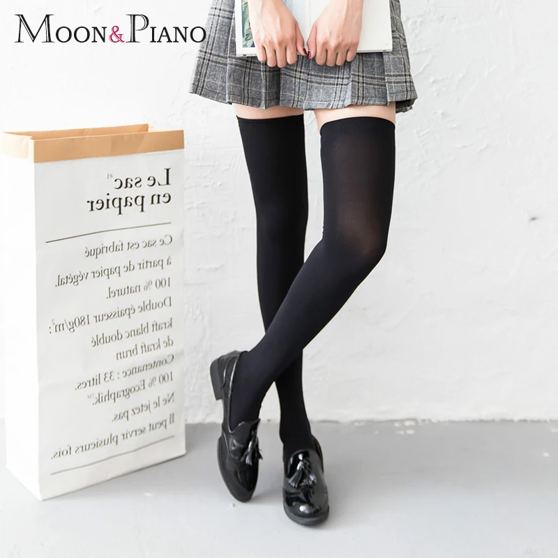 

Women's Sock Velvet Long Tube Summer Sexy Warm Long Legs Over The Knee High Socks Non-Slip Elastic Solid Color College Cosplay