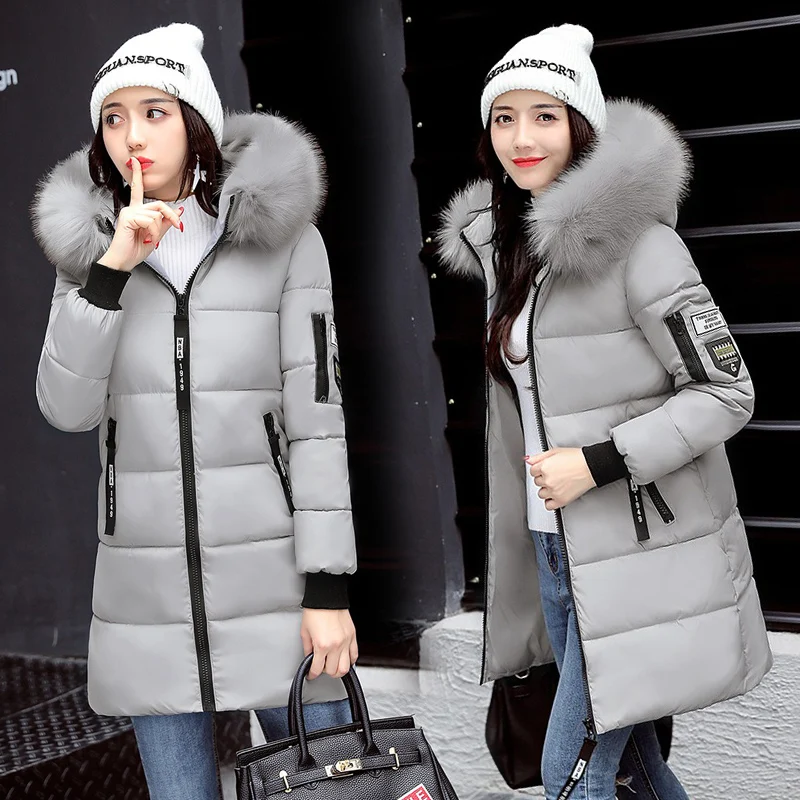 Women's Winter Jackets Winter Woman Coats 2019 Medium And Long Section Down Cotton Clothing Fashion Thickening Coat Female Parks (9)