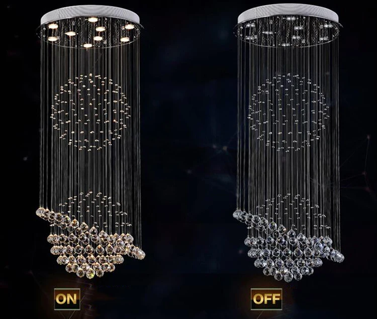Perfect jmmxiuz 2018 HOT selling New Modern K9 LED Crystal Chandelier Crystal Lamp 100% Guarantee 9