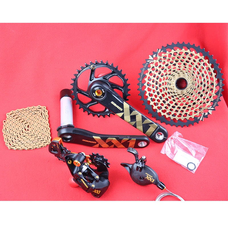 SRAM XX1 EAGLE DUB 1x12 скорость 11 50T 12 s набор Groupset 170/175 мм 34T/36T золотой переключатель