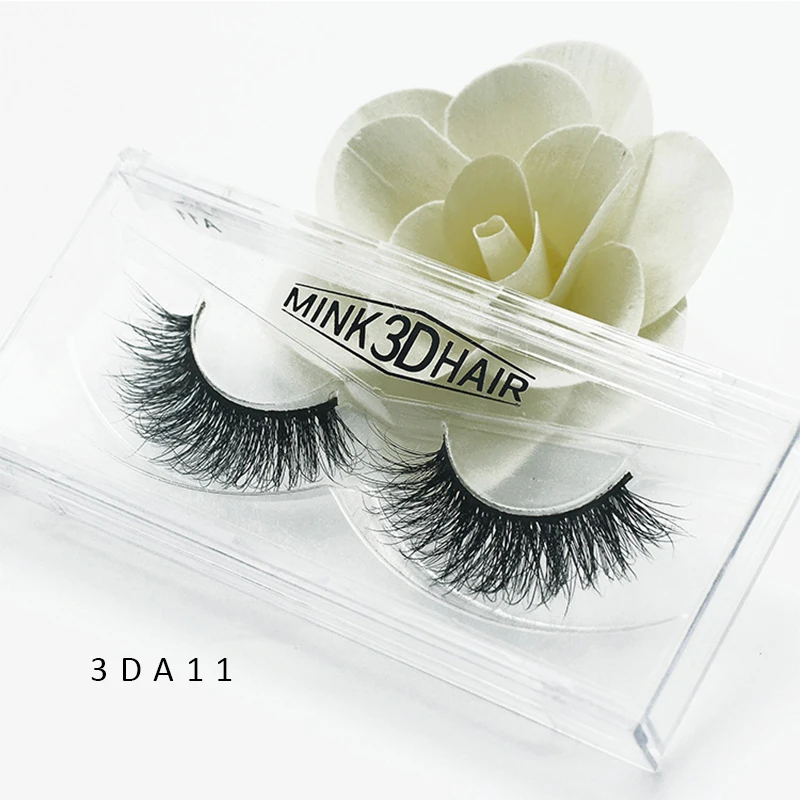 

3DA11 Free Shipping 1pcs/lot 100% Real 3D Siberian Mink Full Strip False Eyelash Long Individual Eyelashes Mink Lashes Extension