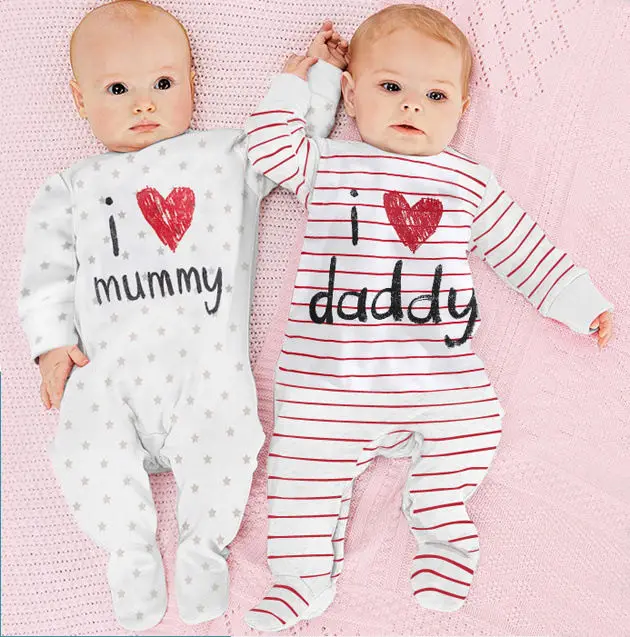 Милая Одежда для новорожденных девочек; одежда для малышей; хлопковая одежда в горошек с буквенным принтом для маленьких девочек и мальчиков