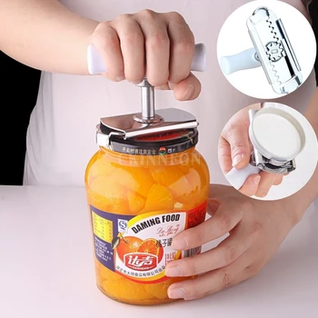 

200Pcs/Lot Size Adjustment Can Opener Screw Wrench Stainless Steel Power-saved Opener Tin Cap Open Tool