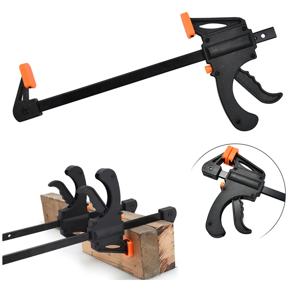 

Woodworking Tools Adjustable Woodwork Kit 4 Inch Speedy Woodworking Bar F-Clamp High Quality