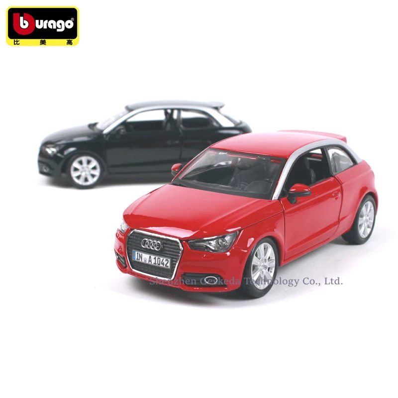 Bburago 1:24 Audi A1 имитация сплава Модель автомобиля ремесла Коллекция украшений