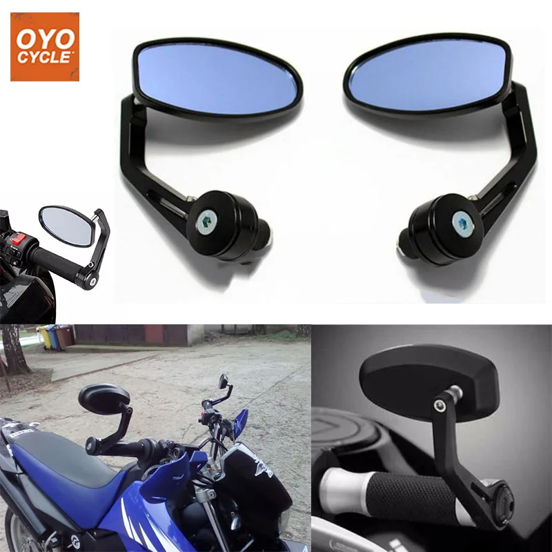 CICMOD Universal Motorcycle Handlebar Mirror Mount 10mm 7//8 Aluminum Clamp