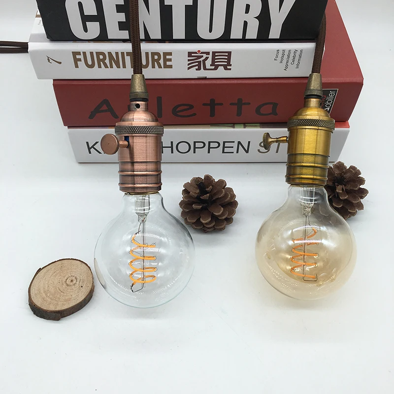 de 4 W Globo Levou filamento Edison Lâmpada do vintage
