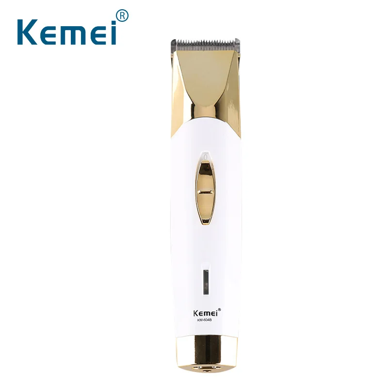 

Kemei KM-604B Gold Professional Hair Trimmer Body Groomer Removal Trimmers Dry Electric Charging Clipper Shaver Razor Beard