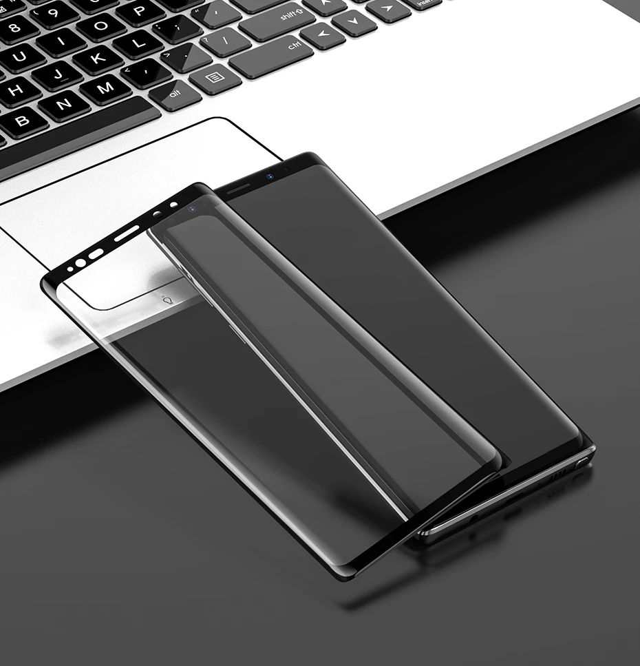 HOCO закаленное защитное стекло протектор изогнутые края полное покрытие сенсорный экран Защита для samsung Galaxy Note 8 9