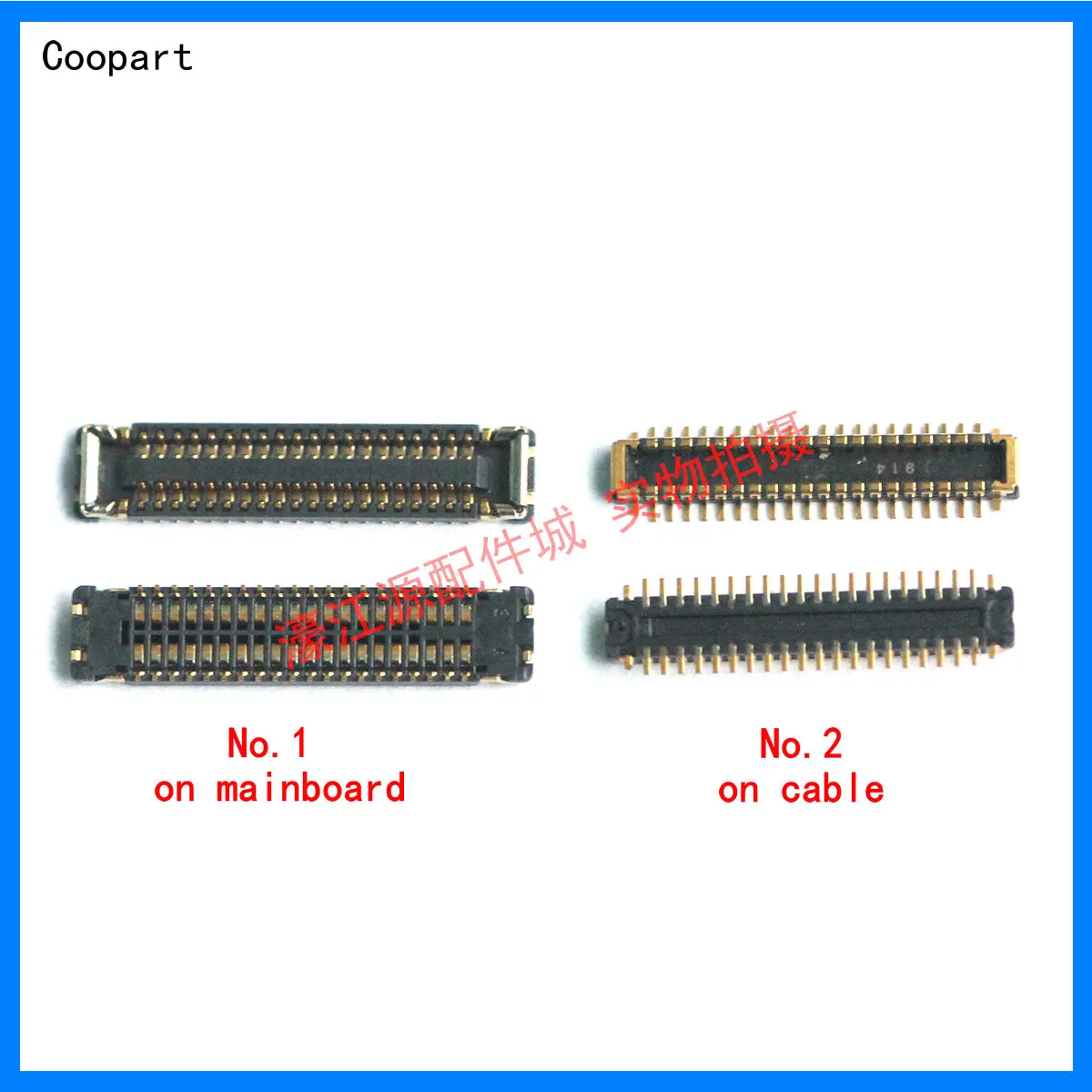 2 шт./лот Coopart ЖК-дисплей FPC разъем порт на материнской плате/кабель для Xiaomi Redmi note 7 note7 высокое качество